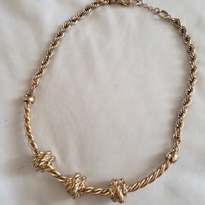 Gold Knot Necklace